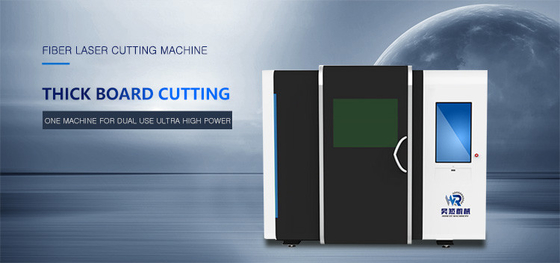 1500 3000mm CNC Dubbele de Lasersnijmachine van de Lijstvezel met Prot 6kW 8kW